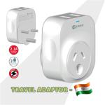 Sansai STV-3013 Outbound USB Travel Adapter - NZ/AU to India Plug