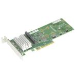 Supermicro LP PCIe 3.0 x8 Hybrid NVMe/SATA M.2 RAID 0/1 Carrier, SAS3408 RAID Controller