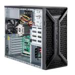 Supermicro 531A-IL Barebone Workstation, 1x LGA1700, 4 DIMM, 4x 3.5" Fixed Bay, 1x 2.5G RJ-45, 1x 1G RJ-45, 1x PCIe 5.0 x16, 2x PCIe 3.0 x4, 3x PCIe 4.0 M.2 2280, 1x 668W Power Supply