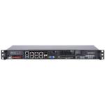 Supermicro 5019D-4C-FN8TP Embedded Barebone, 1U Short Depth, Xeon D-2123IT 4Core/8Thread 2.2GHz, 4 DIMM, 1x 3.5" or 4x 2.5" Internal Bay, 2x 10G SFP+, 2x 10G RJ-45, 4x 1G RJ-45, 1x PCI-e 3.0 x8, 1x 200W Low-noise Power Supply