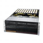 Supermicro 420GP-TNR Barebone, 4U, 2x LGA4189, 32 DIMM, 24x 2.5" Hot-Swap w/ 8x U.2 NVMe, 1x AIOM, 12x PCIe 4.0 x16 up to 10 GPU support, 4x 2000W Redundant Power Supplies