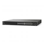 Cisco 350 Series SG350X-24 L3 Managed Switch, 24 Ports GbE, 2 Ports 10G SFP+, 2 Ports Combo 10G RJ-45 or SFP+, Limited Lifetime Warranty