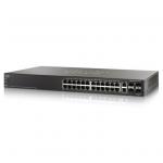Cisco 550 Series SG550X-24P Stackable L3 Managed Switch, PoE+, 24 Ports GbE (24 Ports PoE+, Max 382W), 2 Ports SFP+, 2 Ports Combo 10G RJ-45 or SFP+, Limited Lifetime Warranty