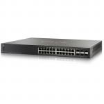 Cisco 500 Series SG500X-24 Stackable L3 Managed Switch, 24 Ports GbE, 4 Ports 10G SFP+, Limited Lifetime Warranty