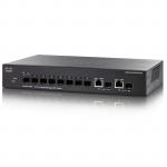 Cisco 300 Series SG300-10SFP L3 Managed Switch, 8 Ports SFP, 2 Ports GbE Combo RJ-45 or SFP, Limited Lifetime Warranty