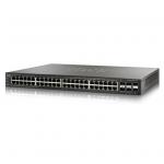 Cisco 350 Series SG350X-48P L3 Managed Switch, PoE+, 48 Ports GbE (48 Ports PoE+, Max 382W), 2 Ports 10G SFP+, 2 Ports Combo 10G RJ-45 or SFP+, Limited Lifetime Warranty