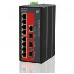 CTC Union IGS-803SM-8PH24 Managed PoE switch 8 x 10/100/1000Base-T ports and 3 x 100/1000Base-X SFP slots with 8 PoE+ (180W)
