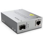 AMDEX CTS 1GBase-X SFP to 10/100/1000 Base-T 802.3BT 90W Output POE RuggedMediaConverter.OperatingTemperature -20°C to 60°C (Environmental).  Optional Slim Mount & Power Supply Not Included.
