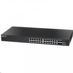 Edgecore ECS2100-28T 24 x GE + 4 GE SFP Web Smart Pro Switch, 1 RJ45 Console port, Fanless design