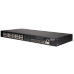 Edgecore 24 Port Managed L2+/L3 Lite Gigabit  Ethernet Switch with 4 x SFP+ 10G UplinkPorts.IPv6Management with Low Power Consumption and Fanless Design.