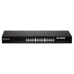 Edimax GS-5424G  24-Port + 4 SFP Gigabit Web  Smart Rackmount Switch
