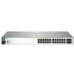 HPE 2530 24G PoE+ L2 Managed Ethernet Switch, 24 Port RJ-45 GbE PoE+ (195W Total Budget), 4 Port SFP, Lifetime Warranty