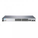 HPE 2530 24 L2 Managed Ethernet Switch, 24 Port RJ-45 10/100, 2 Port RJ-45 GbE, 2 Port SFP, Lifetime Warranty