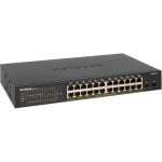 NETGEAR 24-Port PoE Gigabit Ethernet Smart Managed Switch (GS324TP) with 24 x PoE+ (Max 190W), 2 x 1G SFP, Desktop/Rackmount, and ProSAFE Limited Lifetime Protection