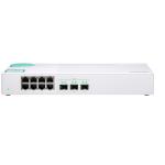 QNAP QSW-308S Unmanaged Switch, 8x 1GbE RJ-45 Ports, 3x 10GbE SFP+ Ports
