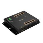 StarTech IES101GP2SFW Industrial 8 Port Gigabit PoE+ Switch w/2 SFP MSA Slots - 30W - Layer/L2 Switch Hardened GbE Managed - Rugged High Power Gigabit Ethernet Network Switch IP-30/-40 C to 75 C