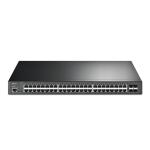 TP-Link Omada SG3452XP 52-Port 10G L2+ Managed PoE Switch (500W) - 10G SFP+ x4, 1GbE PoE+ x48