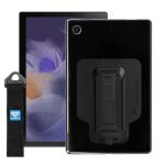 Armor-X (PXS Series) TPU Impact (Black) Protection  Case for Galaxy Tab A8 10.5" (SM-X200 /SM-X2055)  With Kickstand and Handstrap - Integrated X-Mount Type-T adaptor (Support Armox-X  X-Mount Type-T Mount  Accessories)