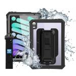 Armor-X (MXK Series) IP68 Waterproof (2M) & Shockproof Tablet Case for iPad Min 6  with Hand Strap & KickStand - Integrated X-Mount Type-T adaptor (Support Armox-X X-Mount Type-T Mount Accessories)