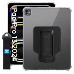 Armor-X ( ZXS  Series ) 4 corner protection case w/ hand strap,Shoulder Strap, kick stand & X-mount for iPad Pro 13" ( M4 )