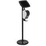 Bouncepad Floorstand + Brother Printer Bracket - Samsung Galaxy Tab A9 8.7 (2023) - Black Exposed Home Button & Front Camera