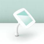 Bouncepad Flex iPad 10.2 Tablet Display 7th Gen (2019) with Covered Home Button & Covered Camera - White
