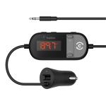 Belkin Tunecast Auto Universal Hands-Free AUX V2 - FM Transmitter with 3.5mm input + built-in USB-A car charger