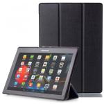 NICE Light Slim Folio Cover - (Black)  Case for Lenovo M10  LTE (TB-X605LC , Fit TABLE12121 Only)