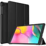 NICE Slim Light Cover - Stand Hard Shell Folio Case for Galaxy Tab S7 FE (2021 Model) -Black