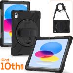 NZSTEM For iPad 11" A16 & 10.9" 10th Gen Black Tough Cover Shock Proof Case Shock Proof Tough Case Cover Protector , Designed by NZSTEM