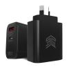 STM 65W GaN Dual Port USB-C & USB-A Power Adapter - Black Will Charge Phones / Tablets & Most Laptops STM 65W GaN Dual Port USB-C & USB-A Power Adapter - Black Will Charge Phones / Tablets & Most Laptops
