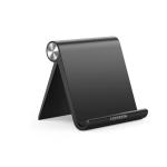 UGREEN LP115 Universal Foldable Tablet & Phone Desk Holder Stand, Support up to 12" Tablet - Black