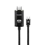 Valore AV09 USB-C to HDMI Cable 2M Black