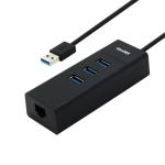 Valore VUH-20 3-Port USB 3.0 Hub with Gigabit Ethernet