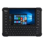 Winmate M101BK 4G 64GB Win10 IoT 8" Rugged Tablet WIFI with Keyboard, Long battery life with Intel BayTrail-M processor, 1920x1200 IPS with P-Cap Touch , 5MP auto-focus camera, Water and dust proof IP65 design