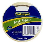 SELLOTAPE 1450 Book Repair 72mm x 25m
