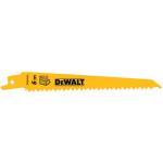 Dewalt Wood Cutting Bi-Metal Reciprocating Saw Blades - 150mm x 6TPI - 5 Pack