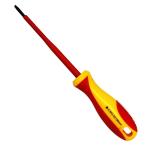 Goldtool HV-03-VDE Screwdriver 100mm Electrical Insulated VDE Tested to 1000 Volts AC. - 0.5 3 100mm - Yellow/Red Colour Handle