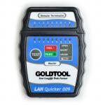 Goldtool LAN Quick Tester Can Test RJ45/UTP - RJ45 / STP Cabling - OPEN, SHORT & CROSS Test Functions - LED Indication Lights - Beep Sound Warning - Step/Auto Select function - 9V Battery & Case