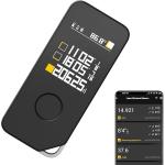 HOTO Smart Multifunctional Laser Measure Pro measurements at a distance of up to 50m, 1.8-inch LCD screen with built-in 850mAh battery, 5 modes: distance/angle/angular height/area/virtual ruler