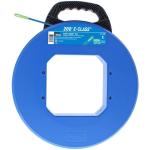 Ideal Industries IDL31-048 60m E-Class Fiberglass Fish Tape with Glow-in-the-DarkEyelet and Tuff-Grip Pro Case
