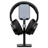 Aluminium Alloy Headphone Holder Black Multi Function Designed Height Adjustable Stand / Holder / Hanger for Mobile Phone / Tablet / Headphone / Headset Aluminium Alloy Headphone Holder Black Multi Function Designed Height Adjustable Stand / Holder / Hanger for Mobile Phone / Tablet / Headphone / Headset