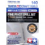 Tamiya Craft Tools Series No.140 - Fine Pivot Bit 1.1mm - Shank 1.5mm