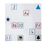 Bee-Bot Education STEM TEB6221 BeeBot and BlueBot Transparent Pocket Mat 90x90cm