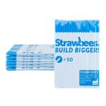 Strawbees Education STEM SB-STWBLU Straws Refill - Blue 50 Pack