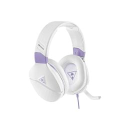 Turtle Beach Recon Spark Wired Over-Ear Gaming Headset - White and Lavender for Xbox Series X, Xbox Series S, Xbox One, PS5, PS4, PlayStation, Switch, PC, and Mobile with 3.5mm - Flip-Up Mic, 40mm Speakers, and PC Splitter Cable