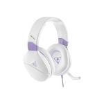 Turtle Beach Recon Spark Wired Over-Ear Gaming Headset - White and Lavender for Xbox Series X, Xbox Series S, Xbox One, PS5, PS4, PlayStation, Switch, PC, and Mobile with 3.5mm - Flip-Up Mic, 40mm Speakers, and PC Splitter Cable