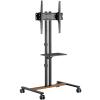 KONIC 34"-55" Compact Mobile TV Cart Trolley - Weight Up to 35kg - Storage Shelf - Max 400X400mm VESA KONIC 34"-55" Compact Mobile TV Cart Trolley - Weight Up to 35kg - Storage Shelf - Max 400X400mm VESA