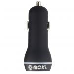Moki ACC-MUSBCB Car Charger - Dual USB - Black