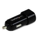 StarTech.com USB2PCARBK Dual Port USB Car Charger 17W / 3.4A